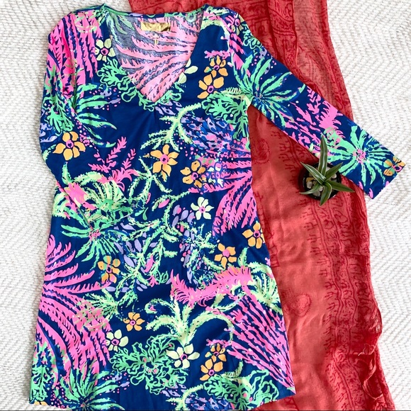 Lilly Pulitzer All A Glow Erin Dress Indigo XXS - Picture 4 of 14